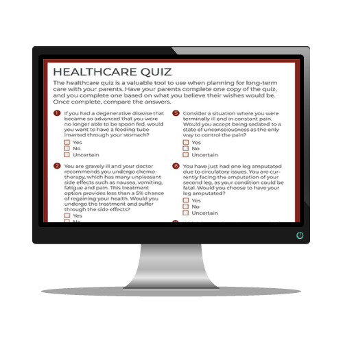 caring for aging parents healthcare quiz